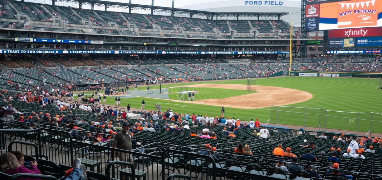Comerica Park - Section Terrace 117 B Seat View