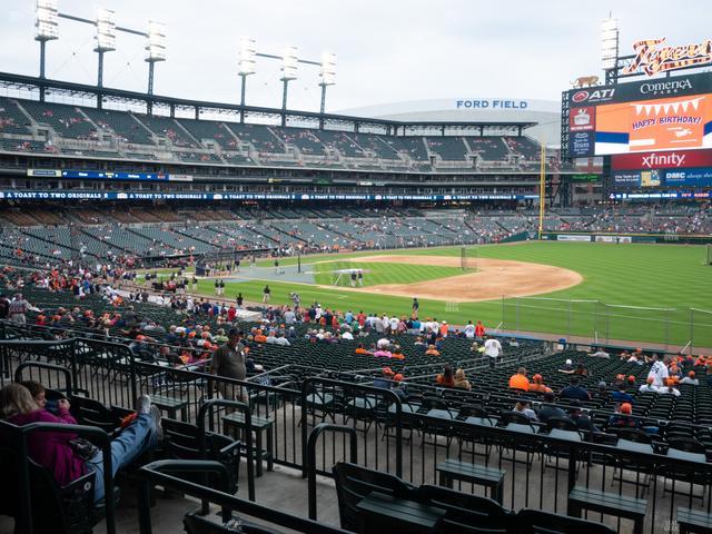 Comerica Park - Section Terrace 117 B Seat View