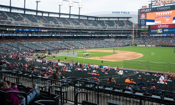 Comerica Park - Section Terrace 117 B Seat View