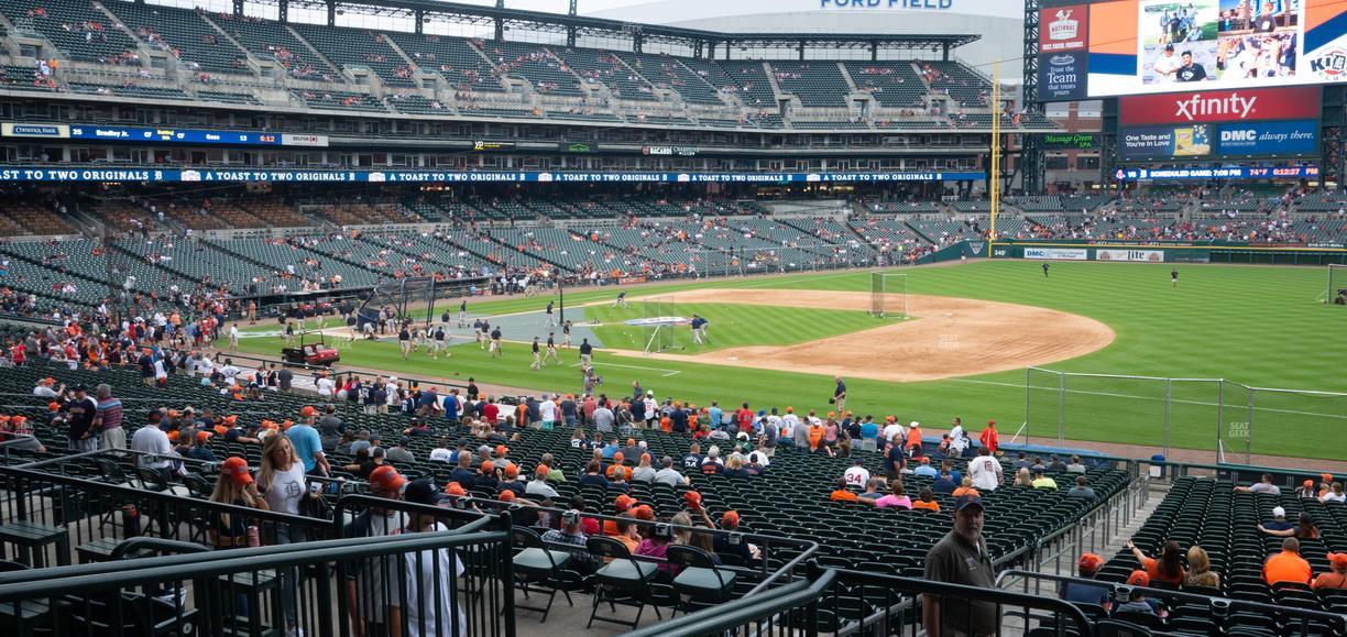 Comerica Park - Section Terrace 117 C Seat View