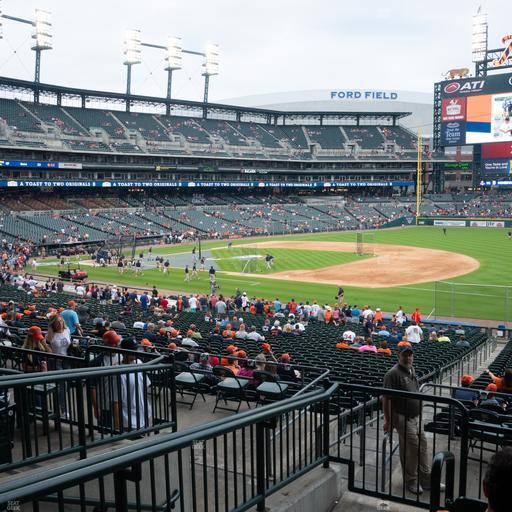 Comerica Park - Section Terrace 117 C Seat View