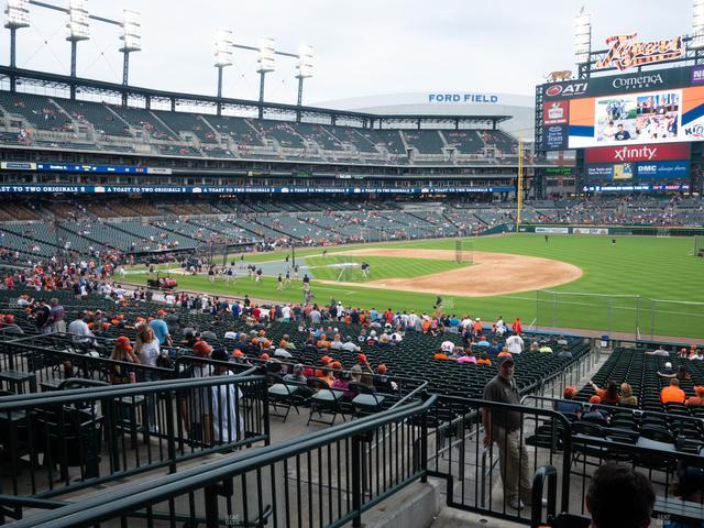 Comerica Park - Section Terrace 117 C Seat View
