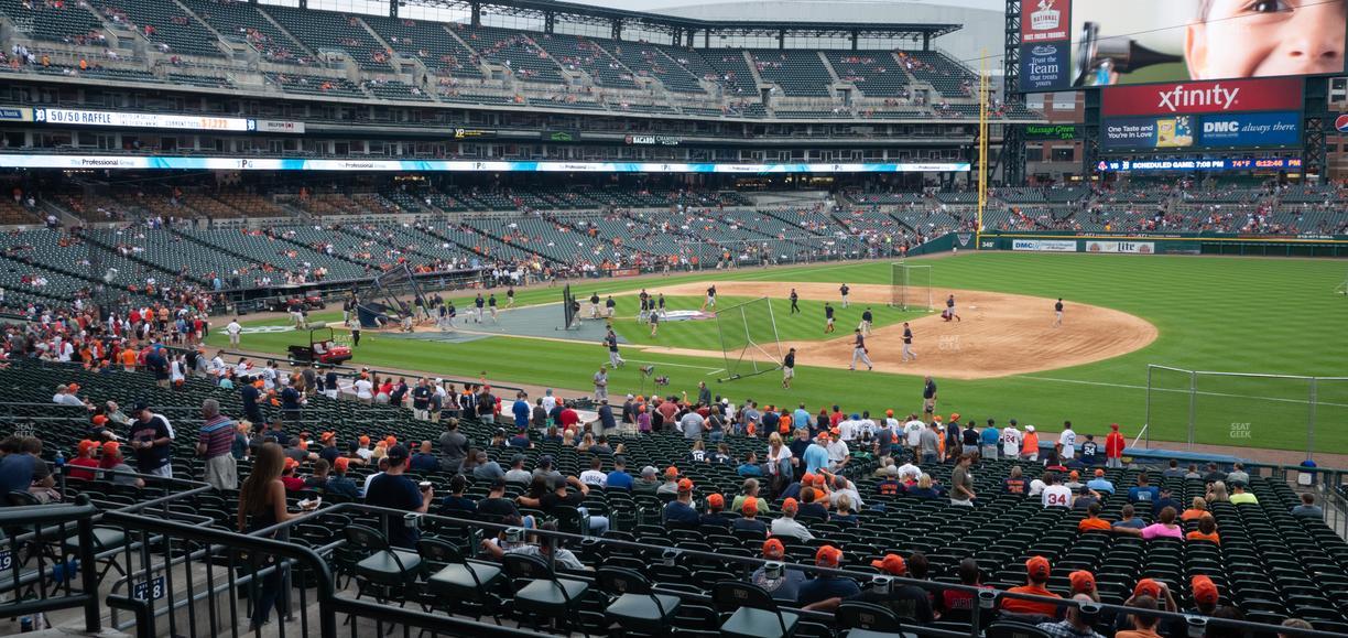Comerica Park - Section Terrace 118 Seat View