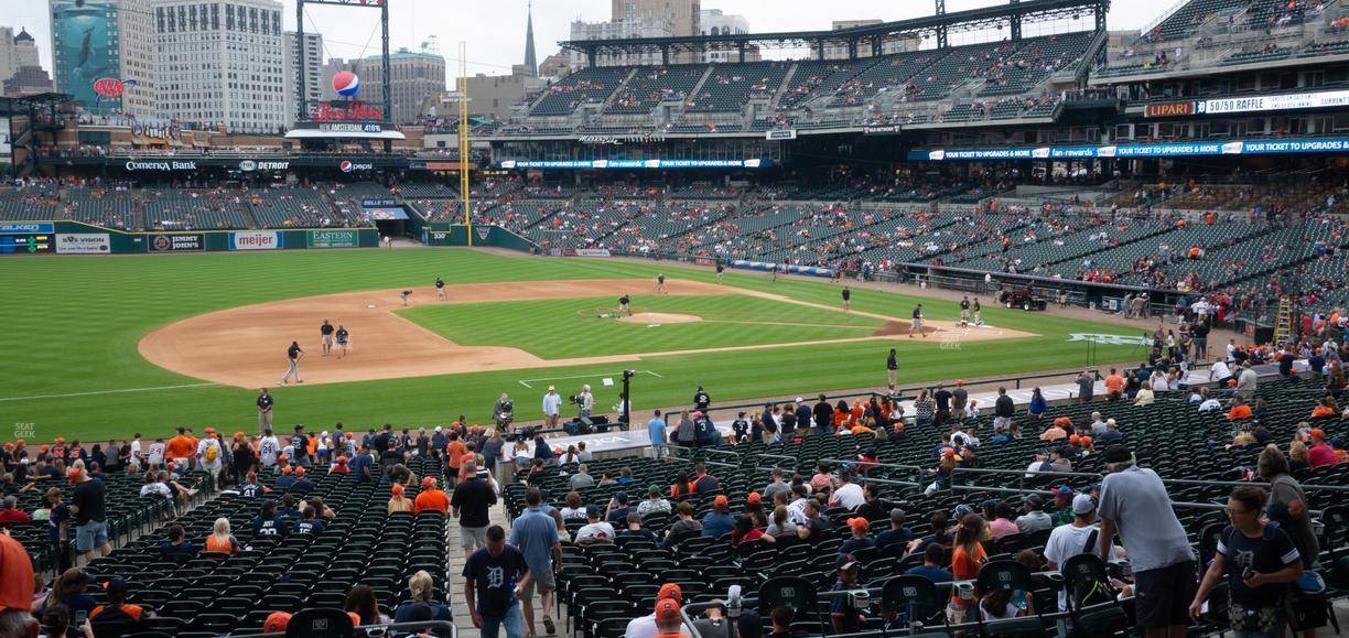 Comerica Park - Section Terrace 136 A Seat View