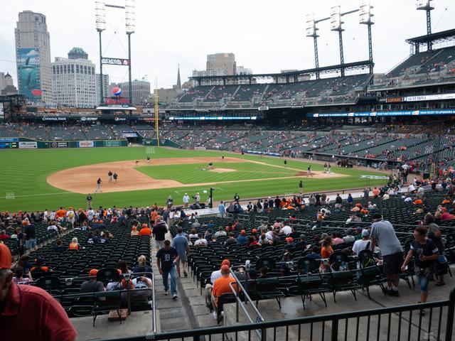 Comerica Park - Section Terrace 136 A Seat View