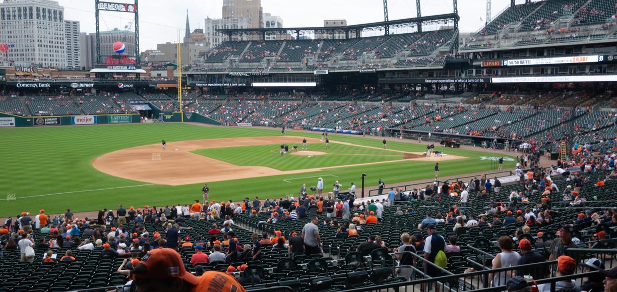 Comerica Park - Section Terrace 137 B Seat View