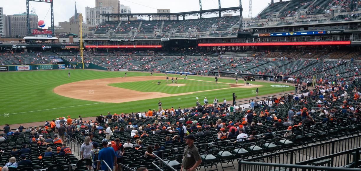 Comerica Park - Section Terrace 138 A Seat View
