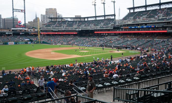 Comerica Park - Section Terrace 138 A Seat View