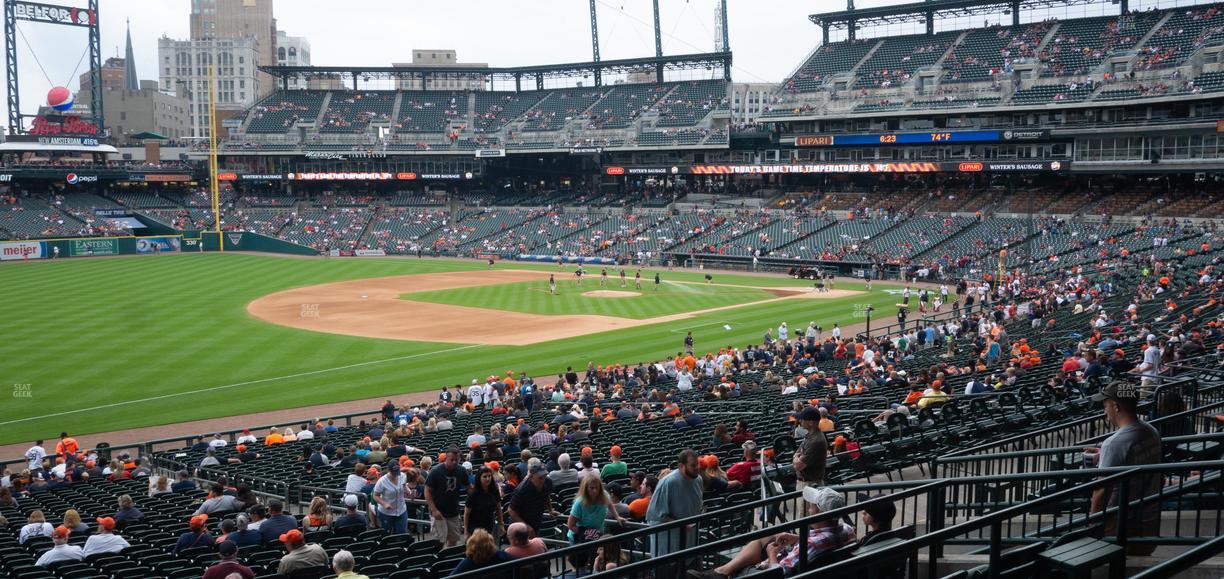 Comerica Park - Section Terrace 139 B Seat View