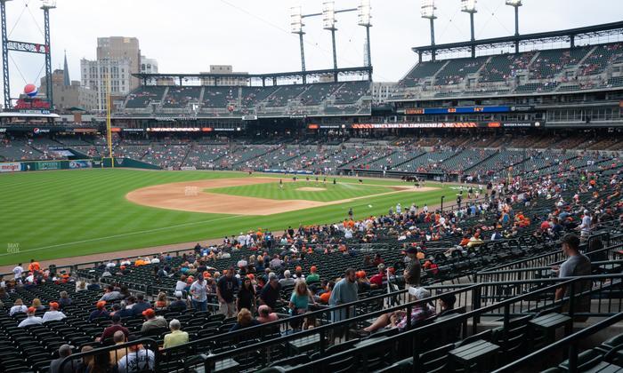 Comerica Park - Section Terrace 139 B Seat View