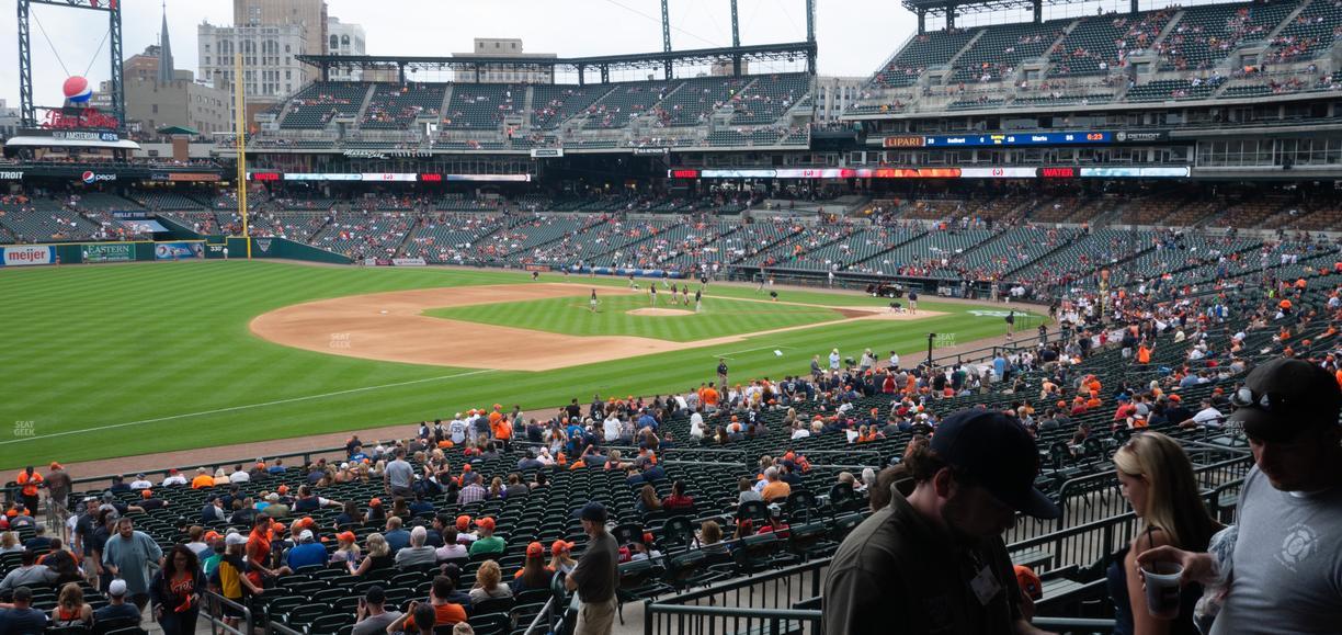 Comerica Park - Section Terrace 139 Seat View