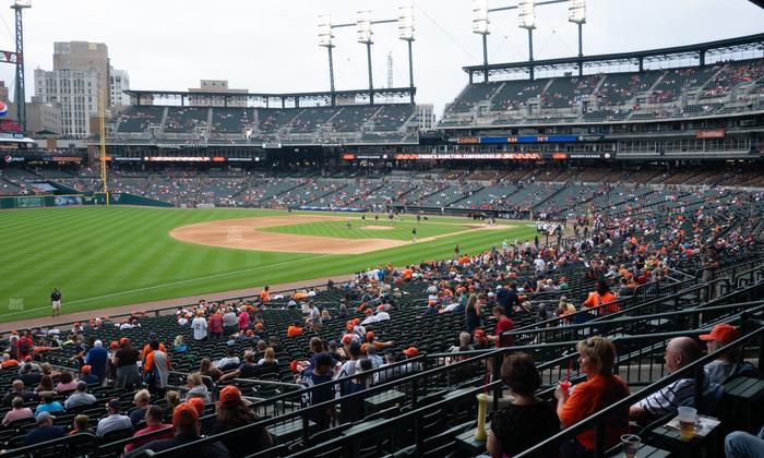 Comerica Park - Section Terrace 140 B Seat View