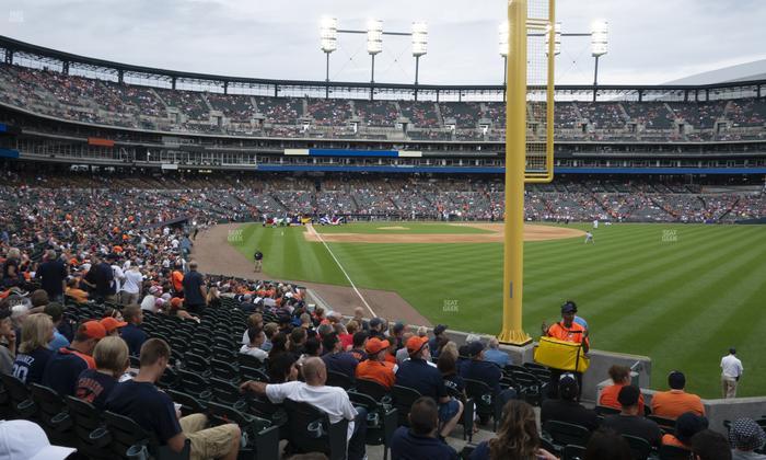 Comerica Park - Section Tiger Club 112 Seat View