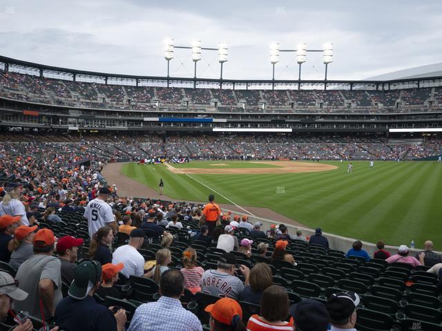 Comerica Park - Section Tiger Club 113 Seat View