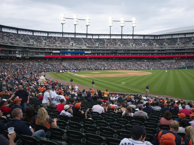 Comerica Park - Section Tiger Club 114 Seat View