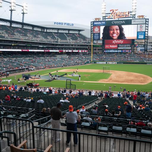 Comerica Park - Section Tiger Den 120 Seat View