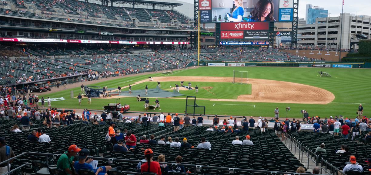 Comerica Park - Section Tiger Den 121 Seat View