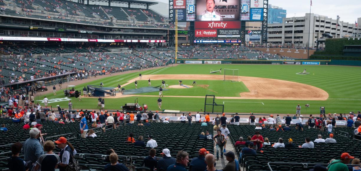 Comerica Park - Section Tiger Den 122 Seat View