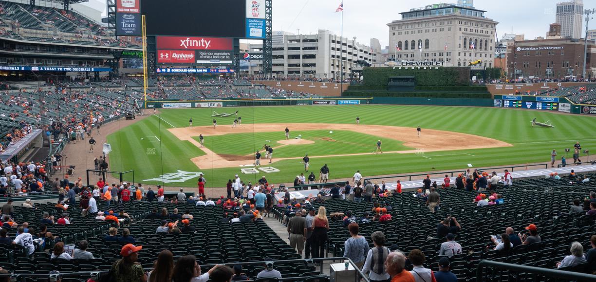 Comerica Park - Section Tiger Den 125 A Seat View