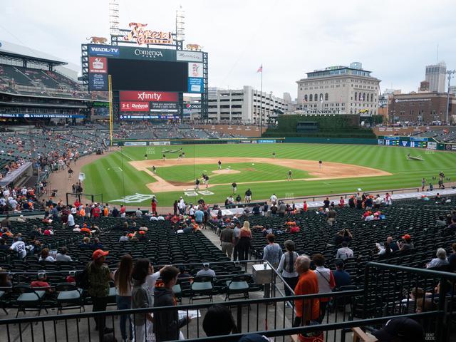 Comerica Park - Section Tiger Den 125 A Seat View