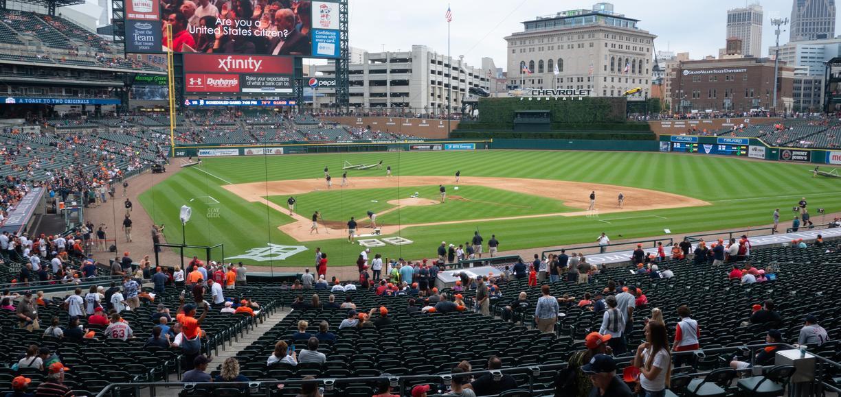 Comerica Park - Section Tiger Den 125 B Seat View