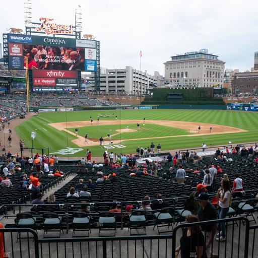 Comerica Park - Section Tiger Den 125 B Seat View