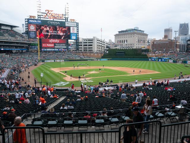 Comerica Park - Section Tiger Den 125 B Seat View