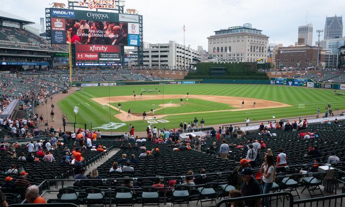 Comerica Park - Section Tiger Den 125 B Seat View