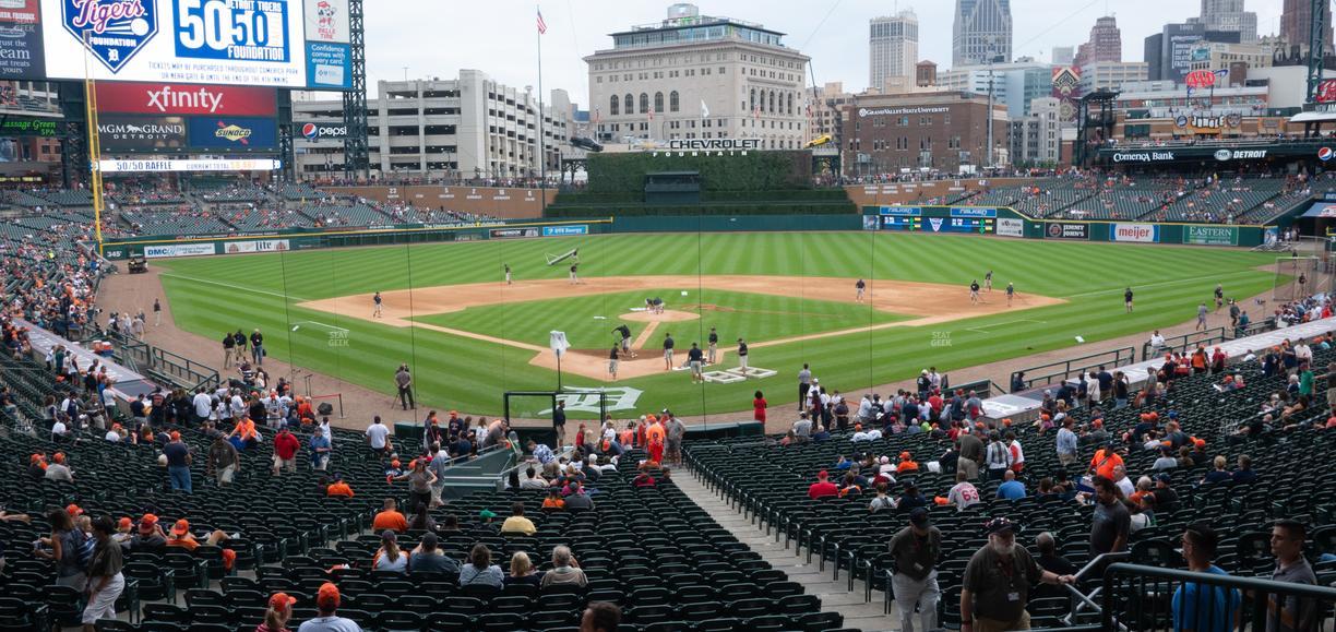 Comerica Park - Section Tiger Den 127 A Seat View