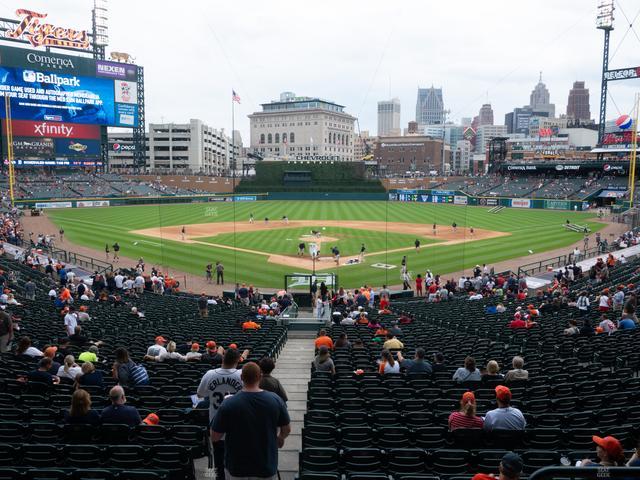 Comerica Park - Section Tiger Den 127 B Seat View