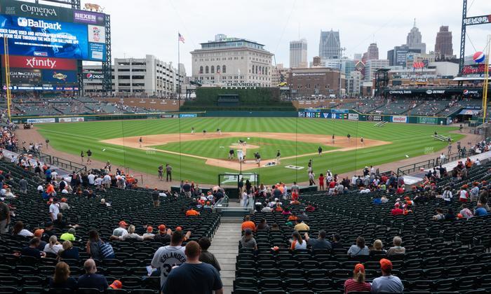 Comerica Park - Section Tiger Den 127 B Seat View