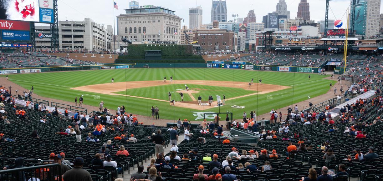 Comerica Park - Section Tiger Den 128 Seat View