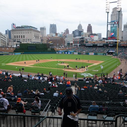Comerica Park - Section Tiger Den 129 B Seat View