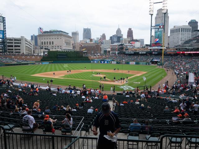 Comerica Park - Section Tiger Den 129 B Seat View