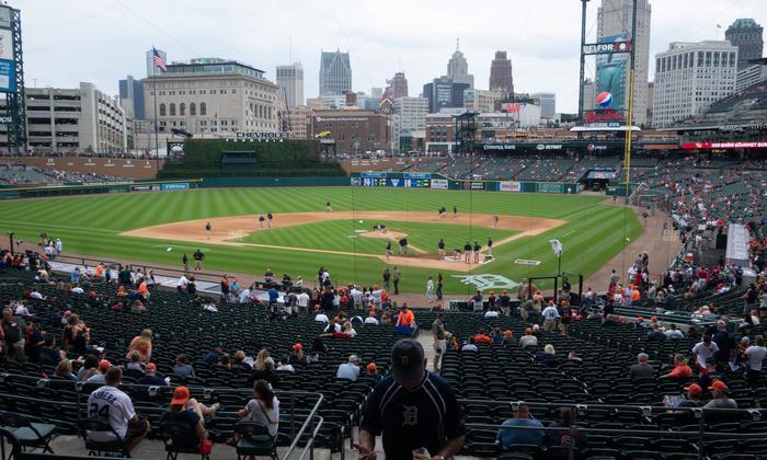 Comerica Park - Section Tiger Den 129 B Seat View