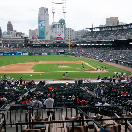 Comerica Park - Section Tiger Den 133 B Seat View
