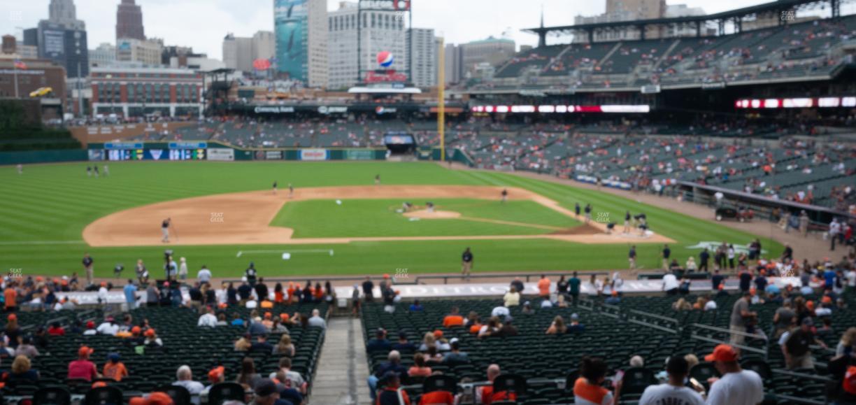 Comerica Park - Section Tiger Den 134 Seat View
