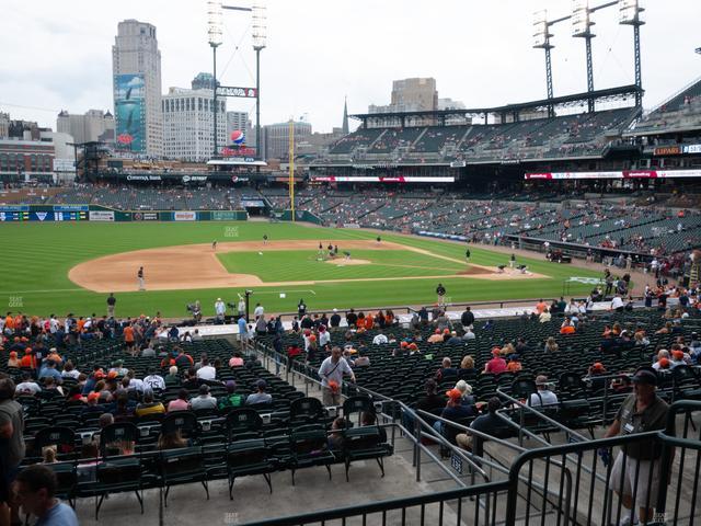 Comerica Park - Section Tiger Den 135 B Seat View
