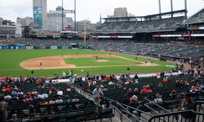 Comerica Park - Section Tiger Den 135 B Seat View