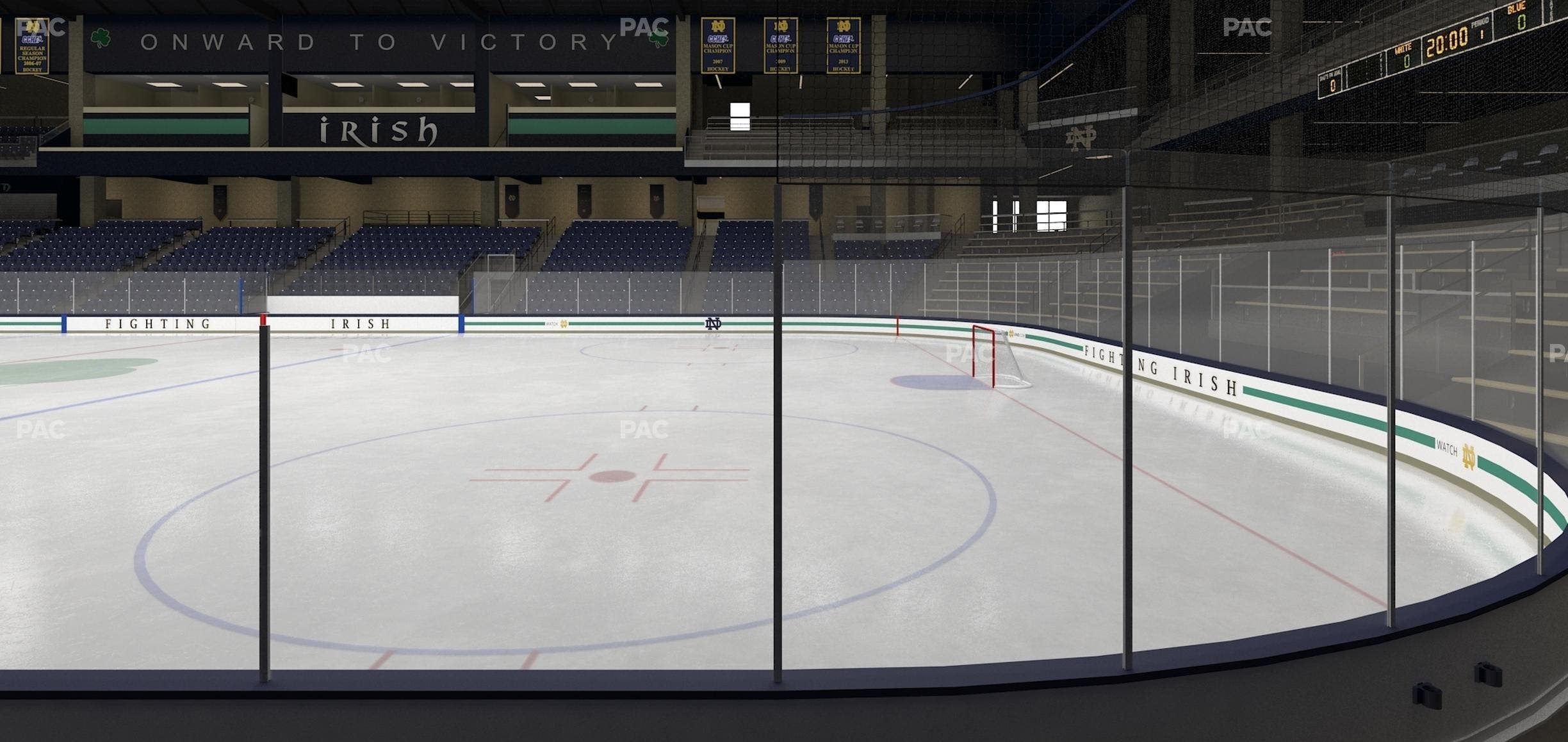 Compton Family Ice Arena - Section 1 Seat View