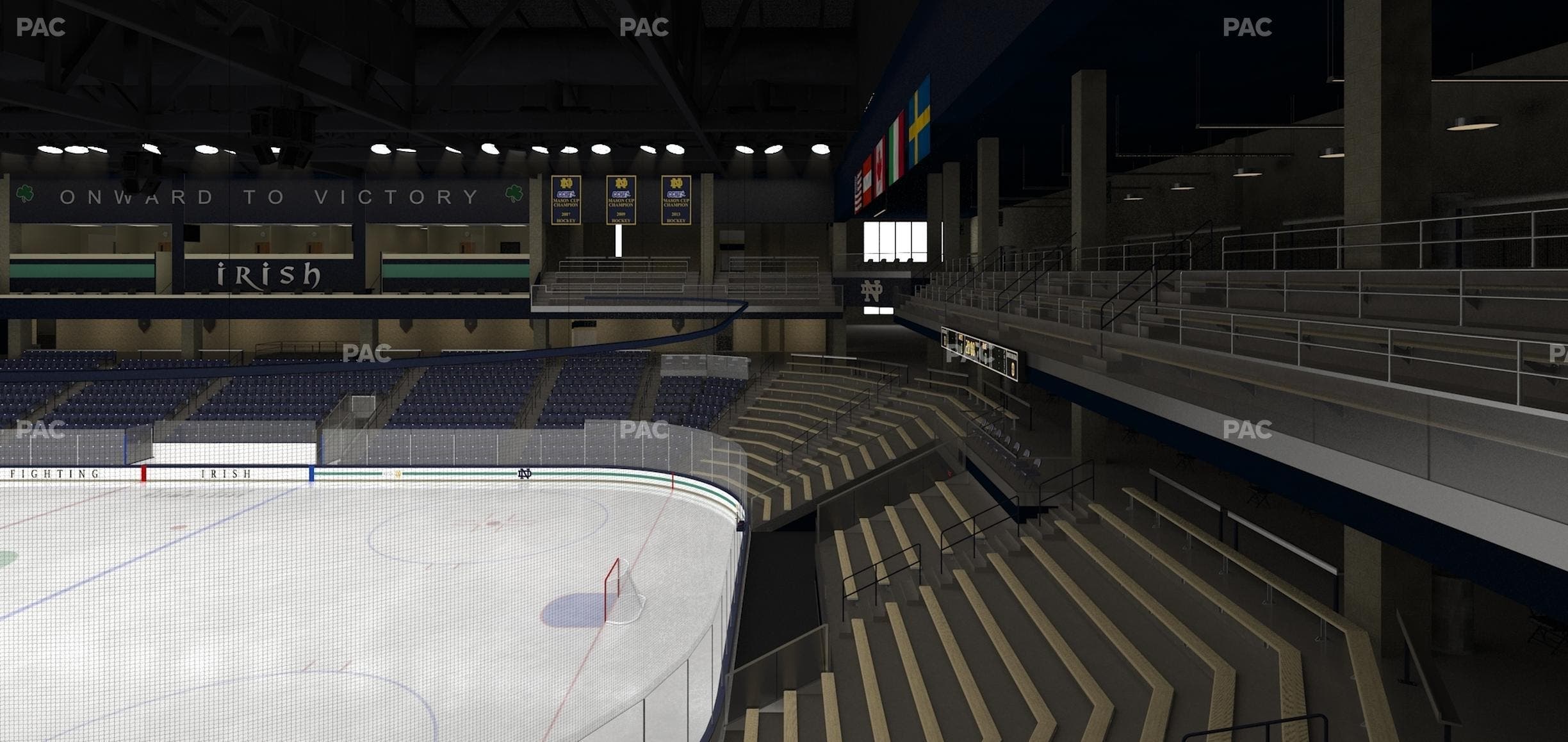 Compton Family Ice Arena - Section 101 Seat View