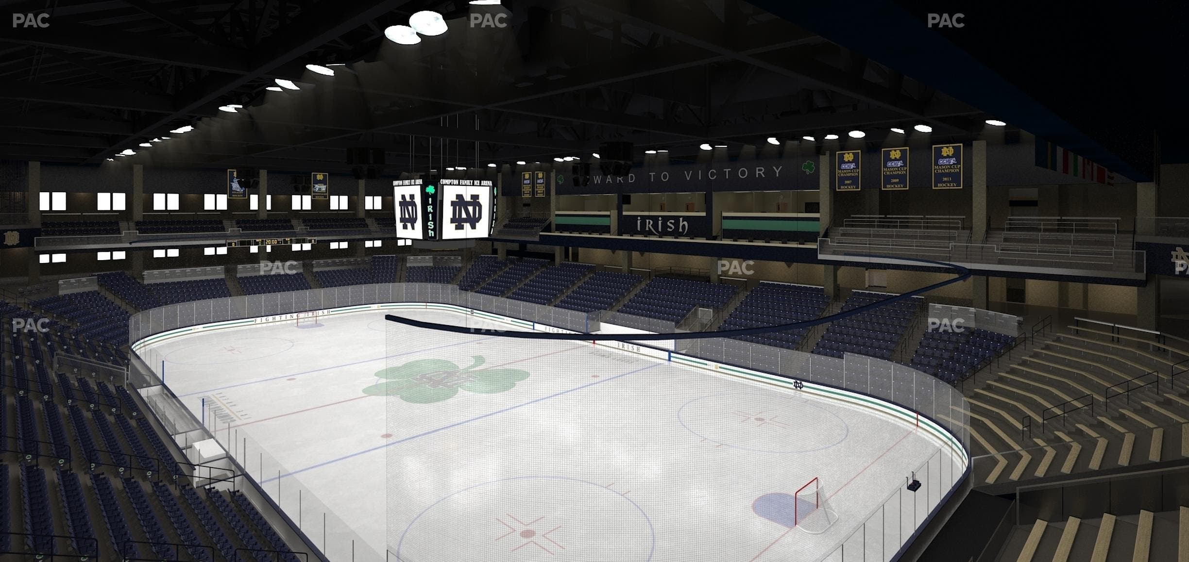 Compton Family Ice Arena - Section 102 Seat View