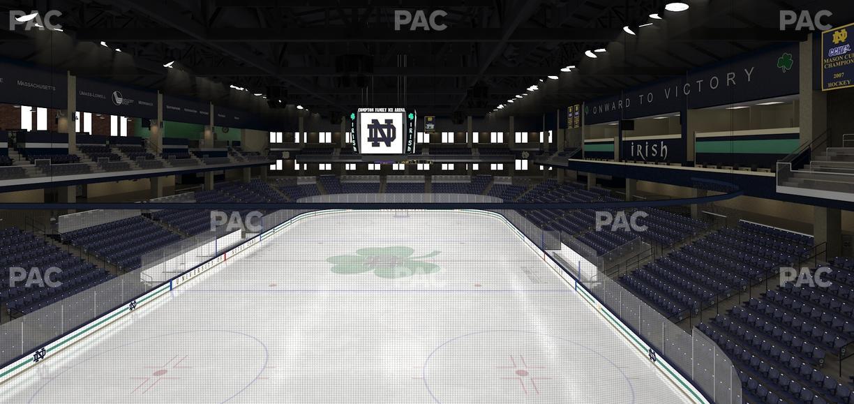 Compton Family Ice Arena - Section 104 Seat View