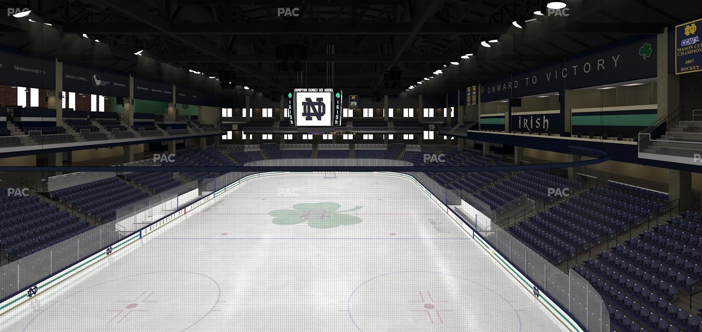 Compton Family Ice Arena - Section 104 Seat View