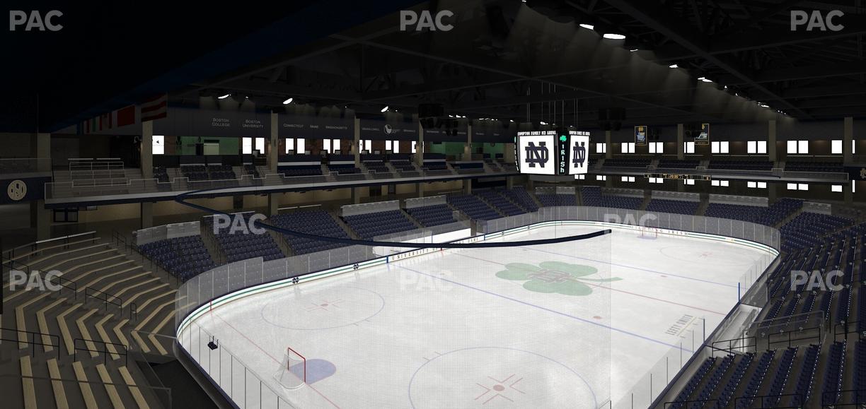 Compton Family Ice Arena - Section 105 A Seat View