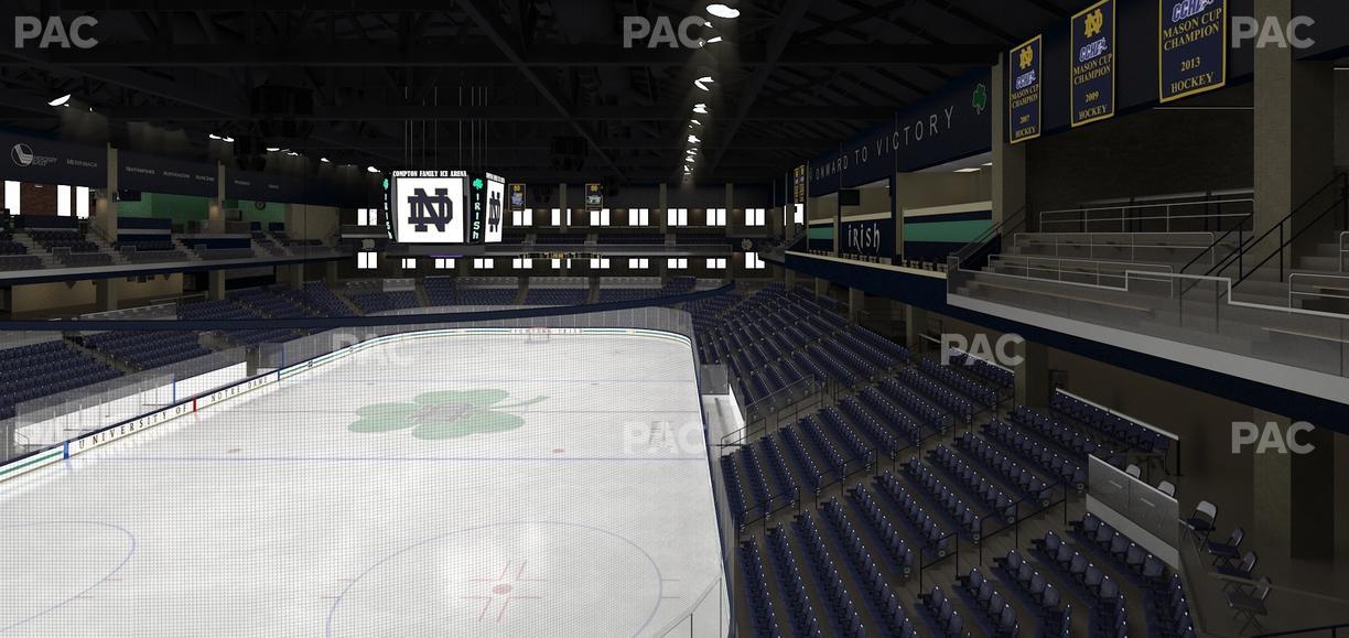 Compton Family Ice Arena - Section 105 Seat View
