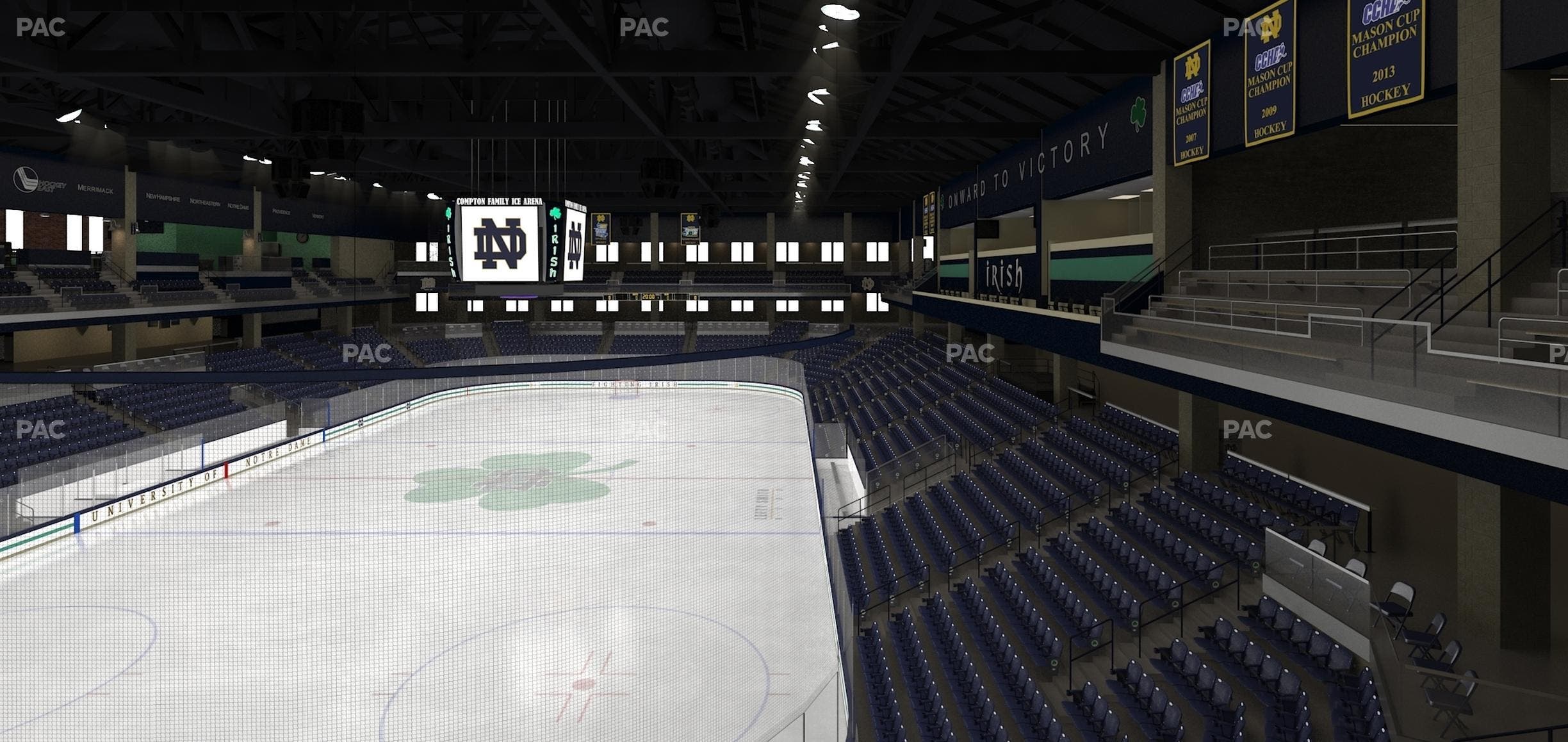 Compton Family Ice Arena - Section 105 Seat View
