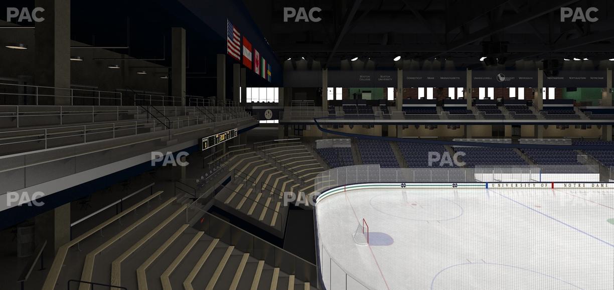 Compton Family Ice Arena - Section 106 Seat View