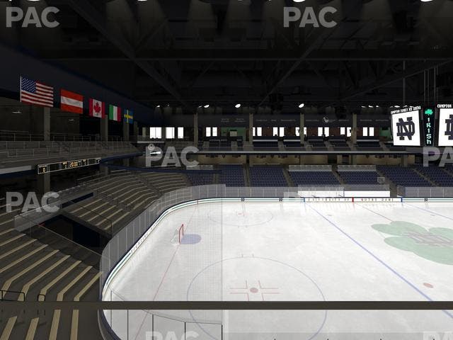 Compton Family Ice Arena - Section 107 Seat View