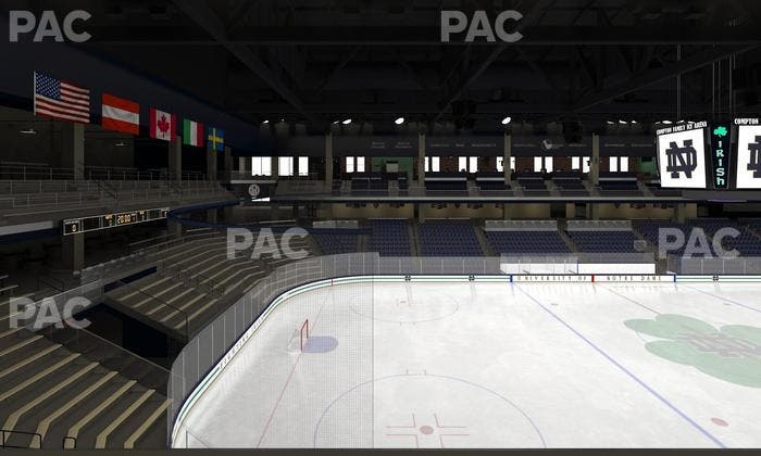 Compton Family Ice Arena - Section 107 Seat View